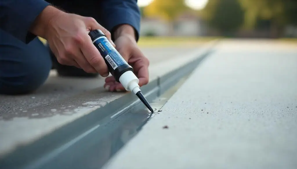 a man Applying liquid rubber waterproof sealant