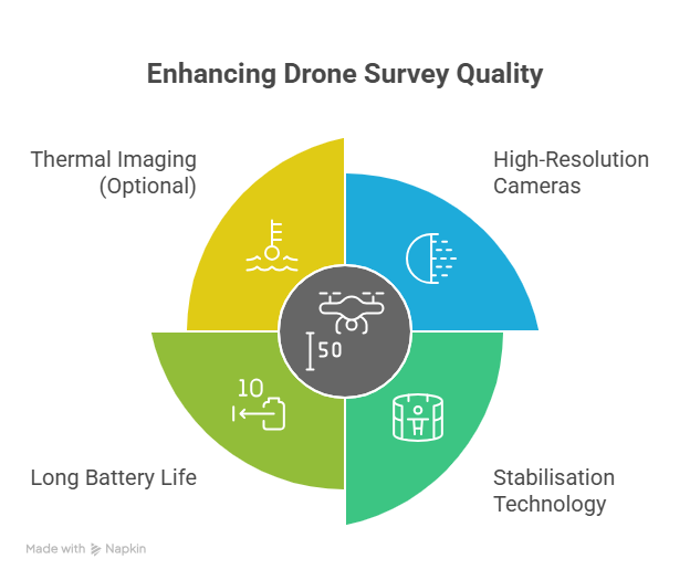 Why London Homeowners Choose Drone Surveys for Gutters & Roofs 6 Enhancing Drone Survey Quality visual